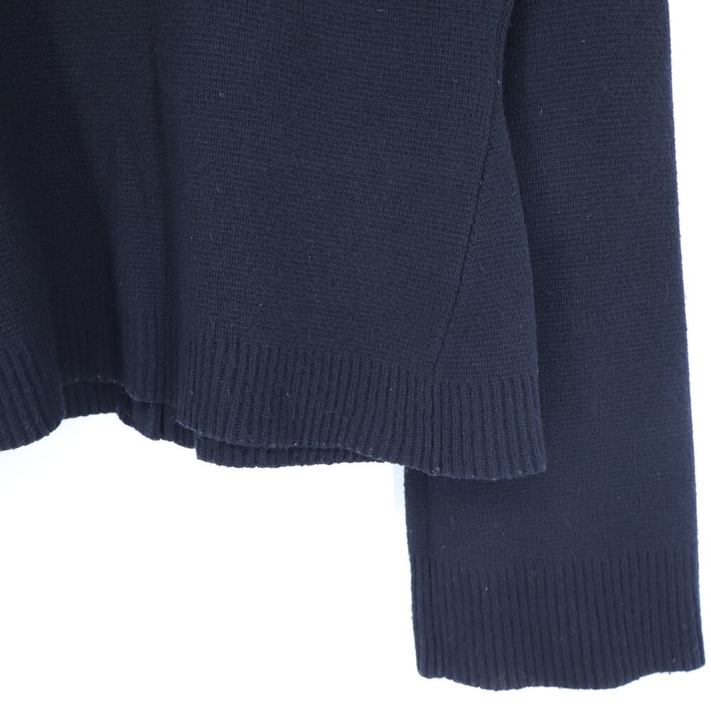 Jenni Kayne Cooper Cardigan Black Wool Cashmere Wide Long Sleeve Women's M - Picture 9 of 14